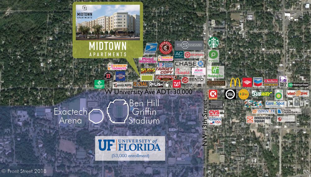 Midtown Campus: 110 NW 17th St, Gainesville, FL 32603